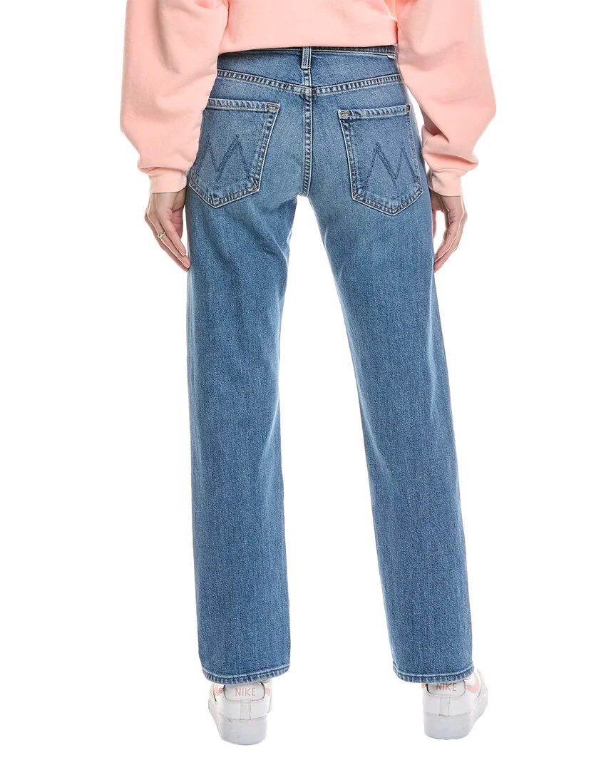 MOTHER The Mid-Rise Hiker Hover Penny For Your Thoughts Straight Jean