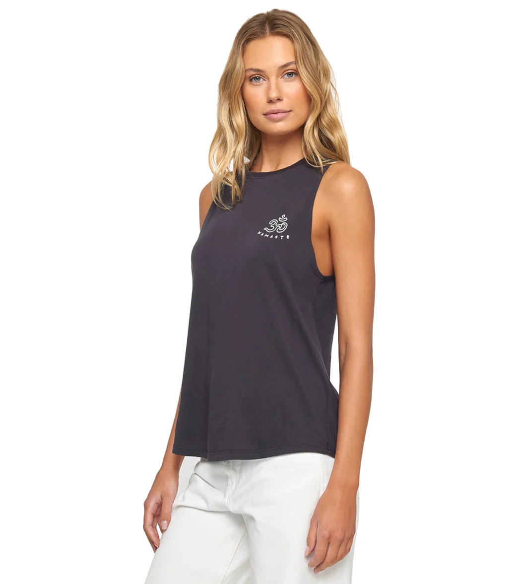 Spiritual Gangster Namaste Jade Muscle Tank