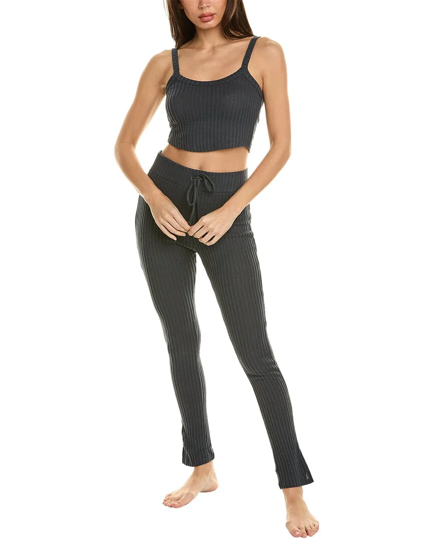 Honeydew Intimates 2pc Off Duty Rib Knit Lounge Set