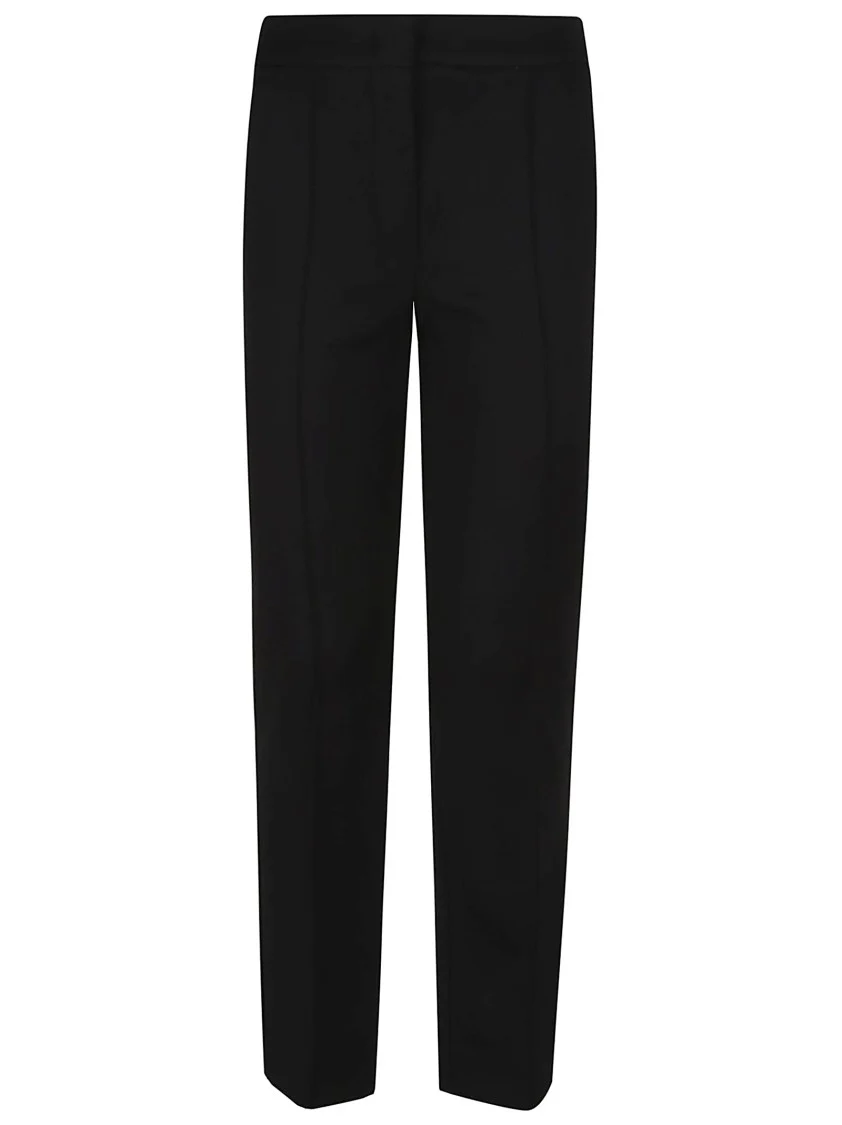 Tailored Black Stretch Trousers