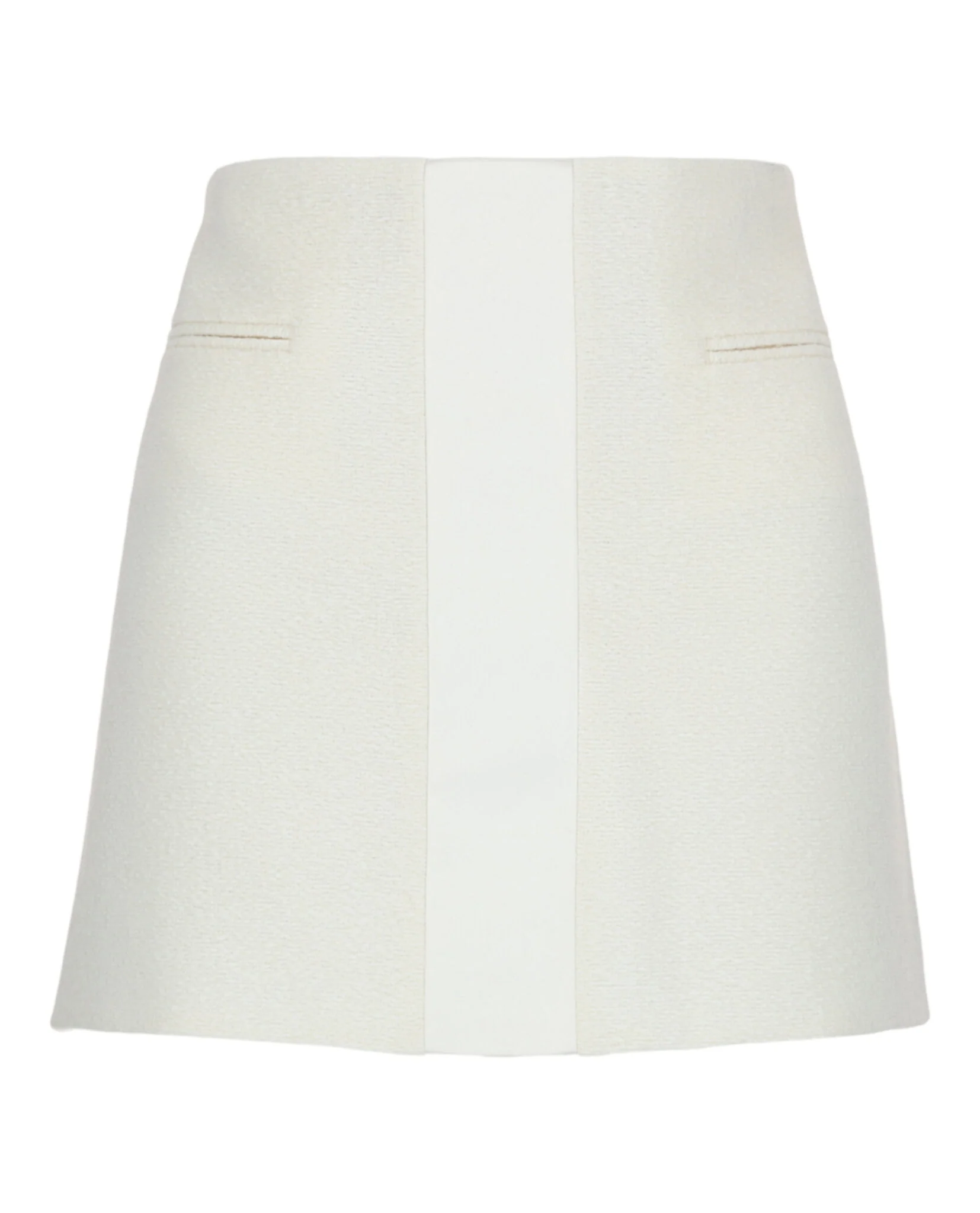 Contrasting-Panel Mini Skirt