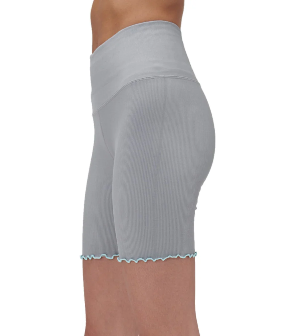Spiritual Gangster Seamless Ruffle Biker Short