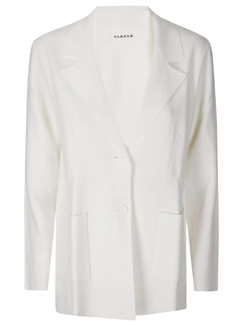 White Soft Fabric Jacket