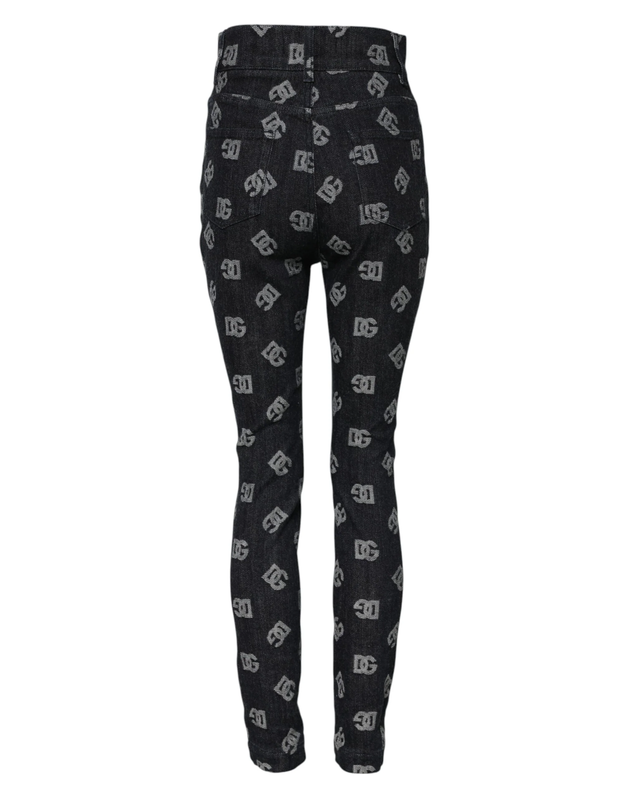 Dolce & Gabbana DG Logo High Waist Skinny blue Women's Jeans