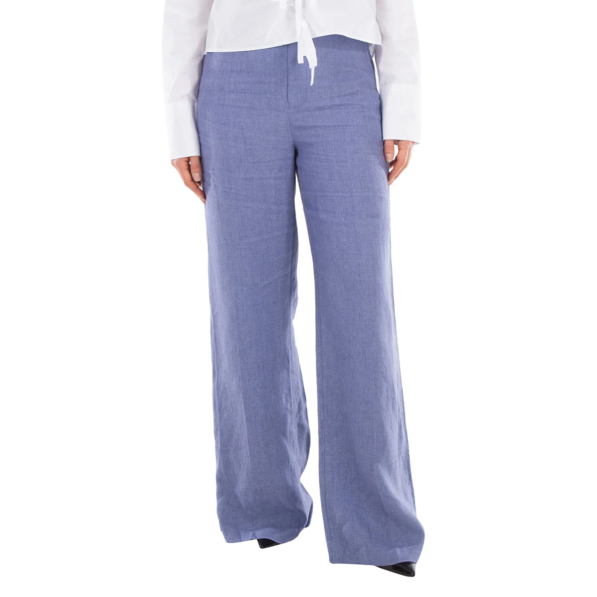 Polo Ralph Lauren Delave Wide-Leg Linen Pants