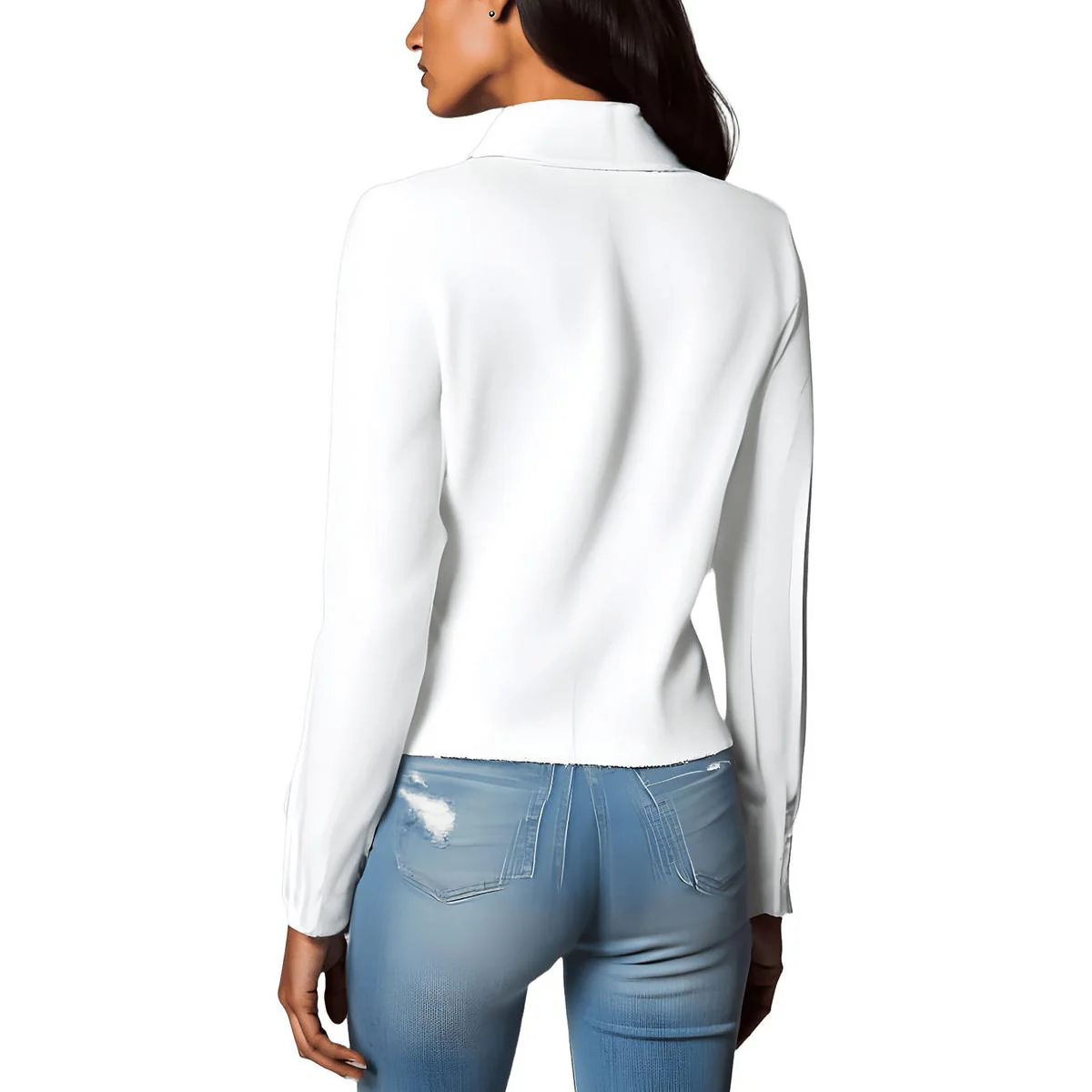 Scarlet Womens Sequined Tweed One-Button Blazer