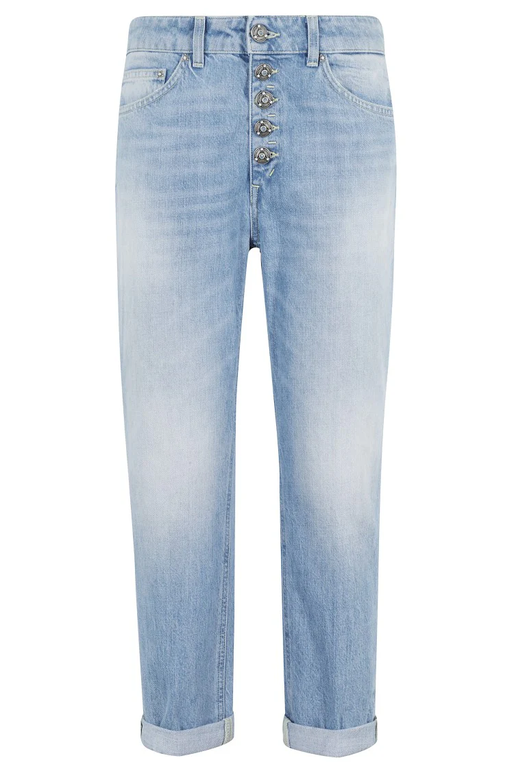 Cropped Light Blue Jeans