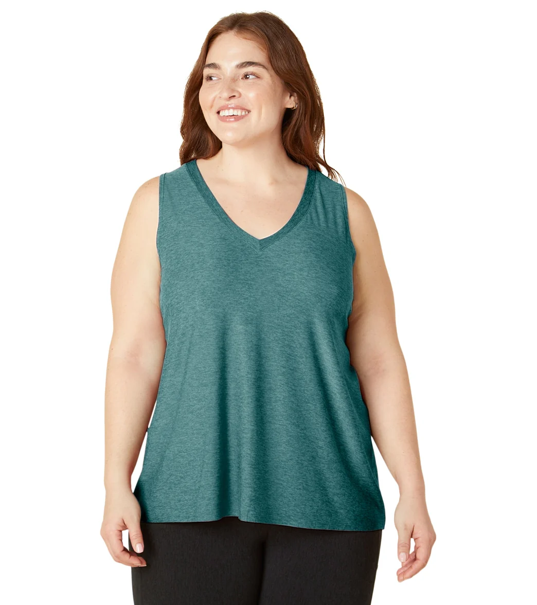Beyond Yoga Plus Featherweight All About It Split Back Tank