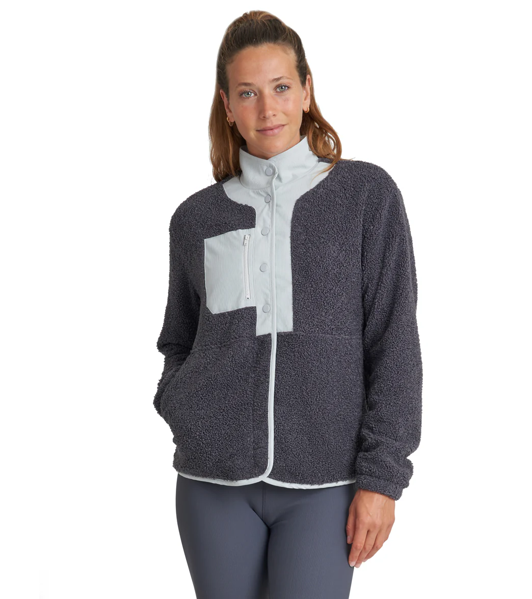 Thrive Societe Sherpa Snap Jacket