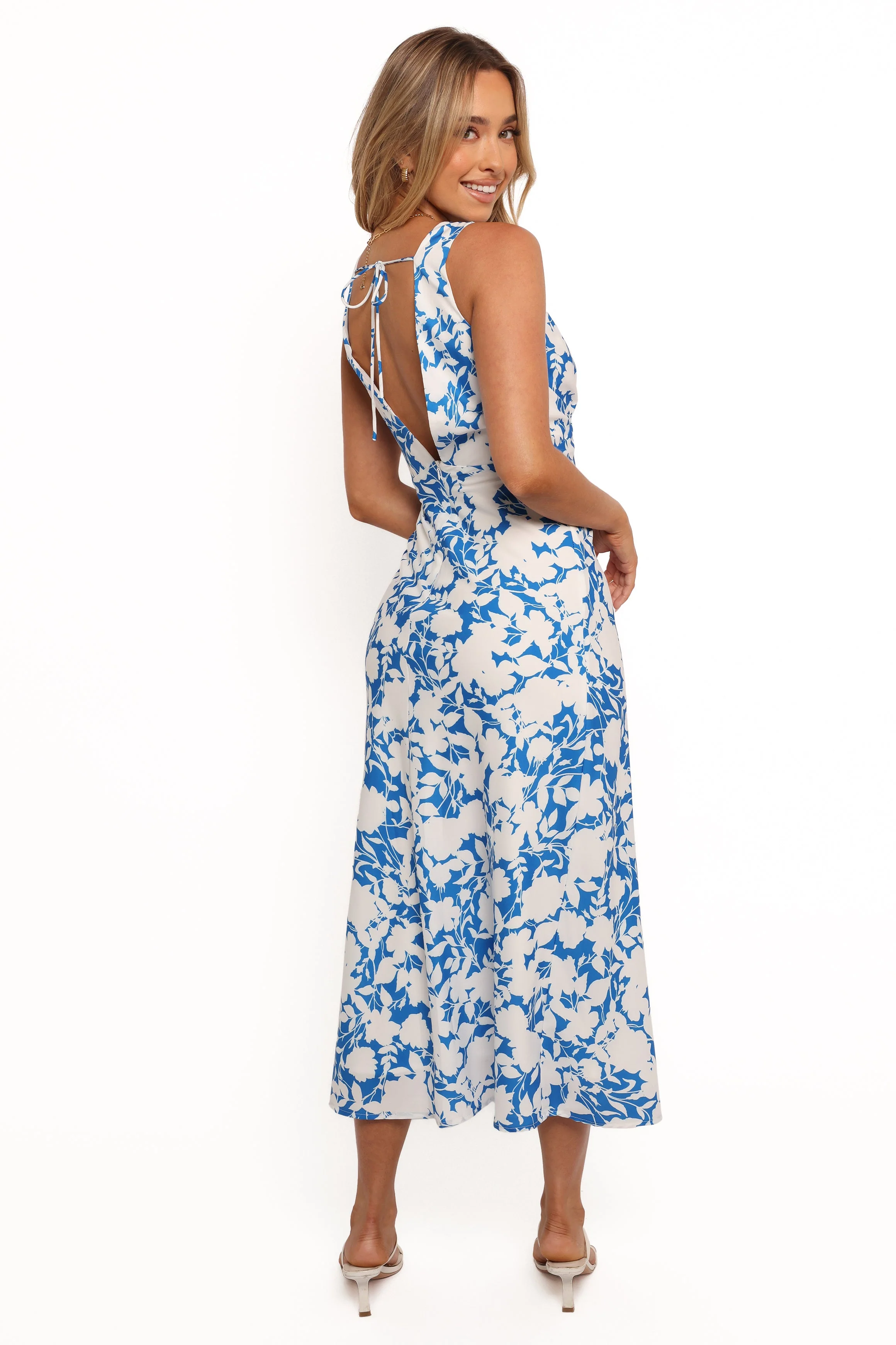 Caia Maxi Dress - Blue Floral