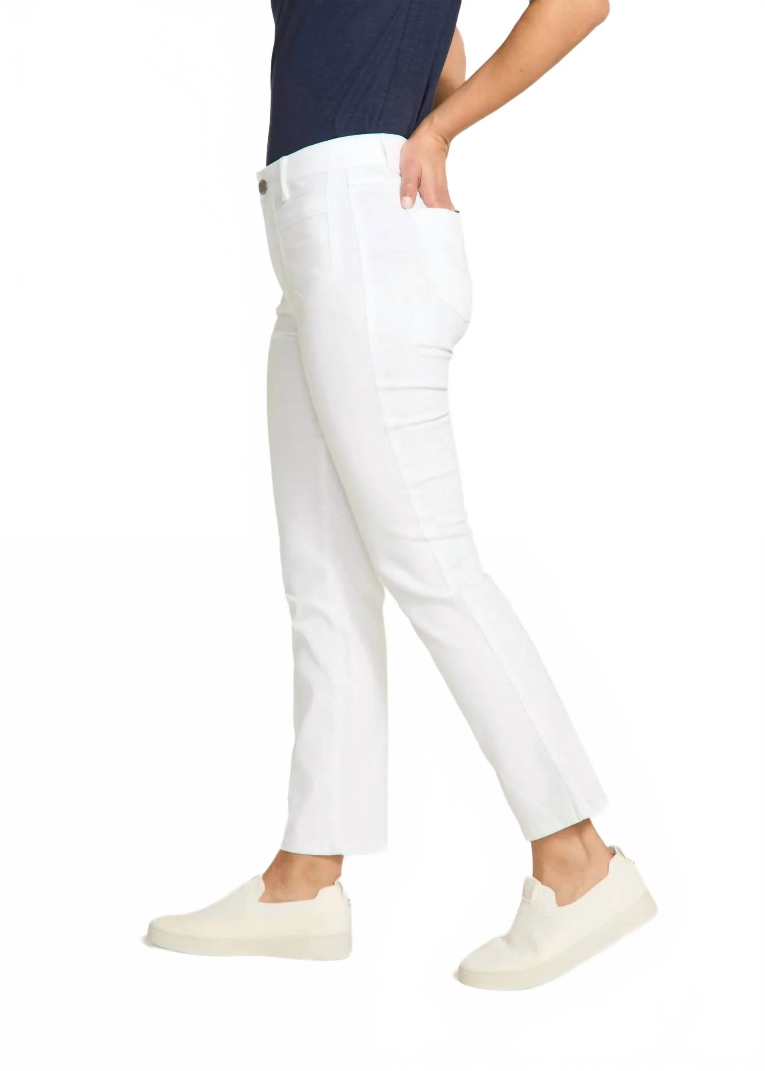 Women's Christina Straight Leg Denim In White
