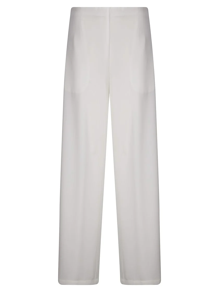 High Elastic Waist Wide Pants
