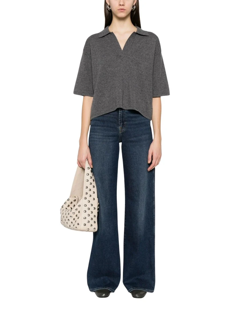 Wide-Leg High-Waist Denim Jeans