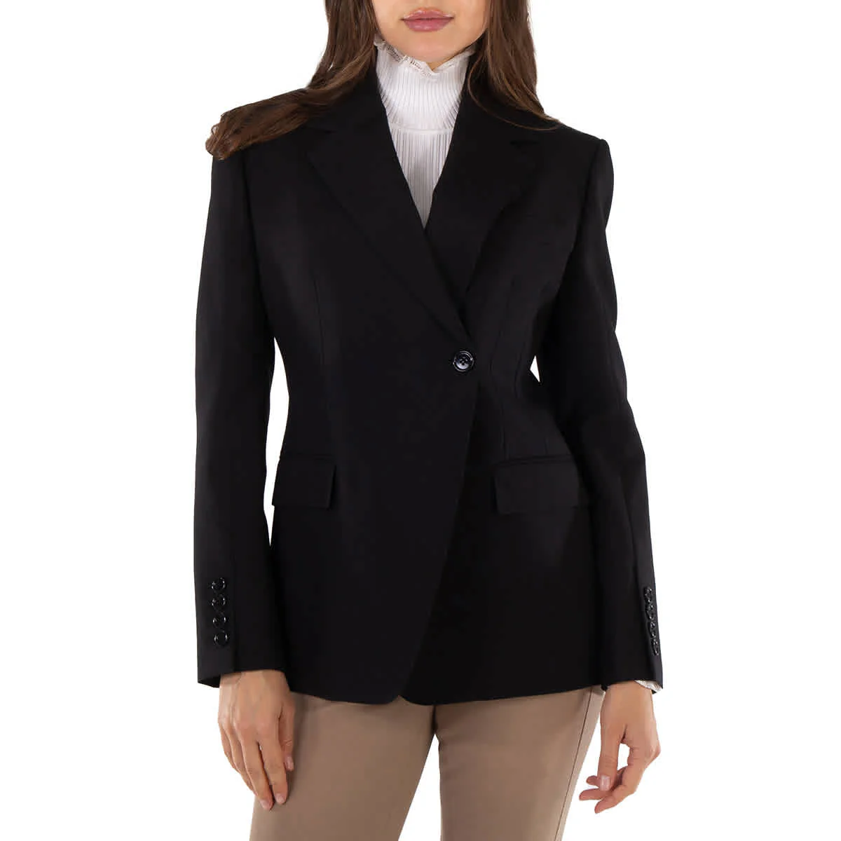Burberry Claudete Woolsingle Breasted Blazer