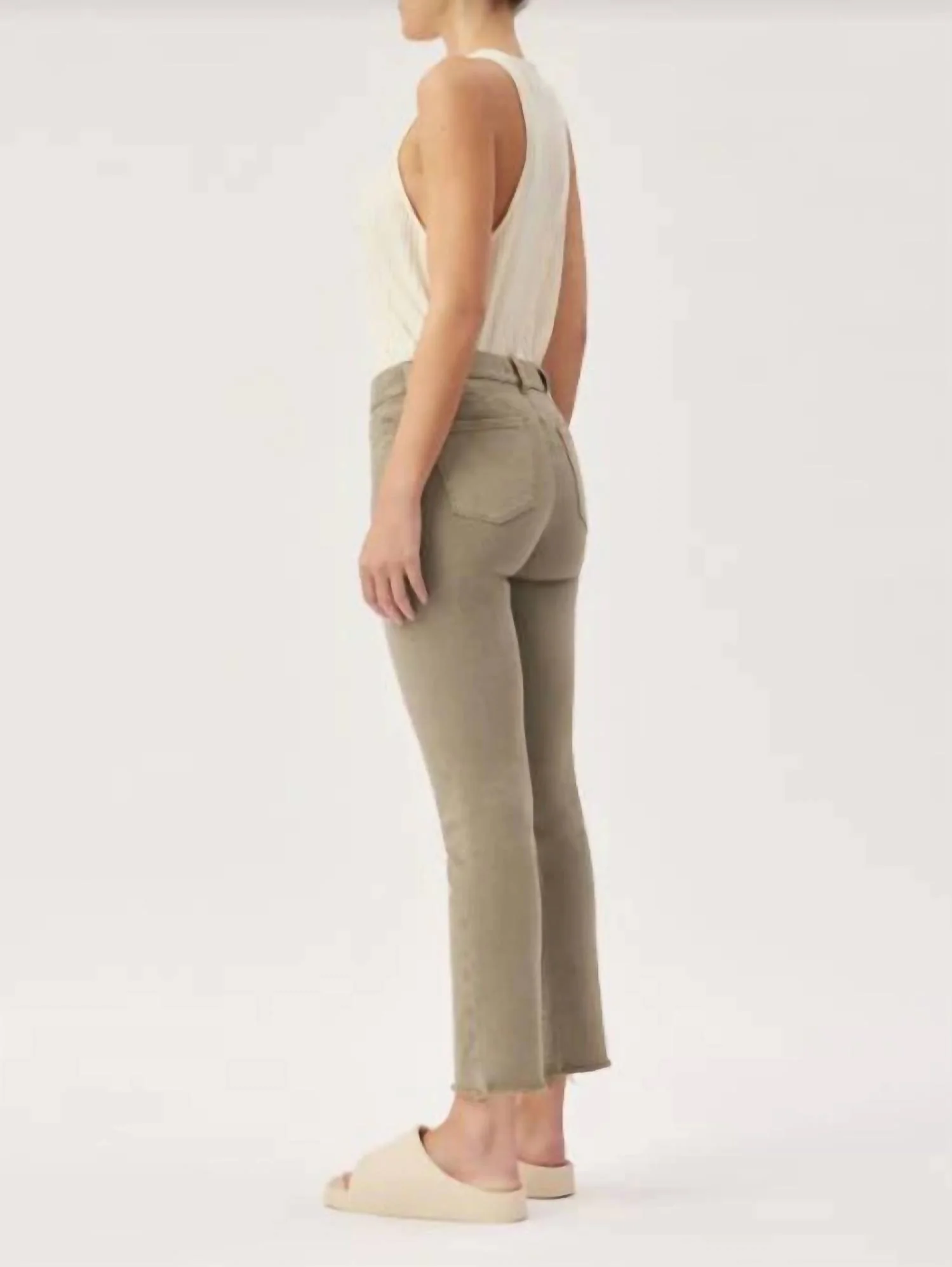 Mara Straight Instasculpt Jean In Light Coastal Plain