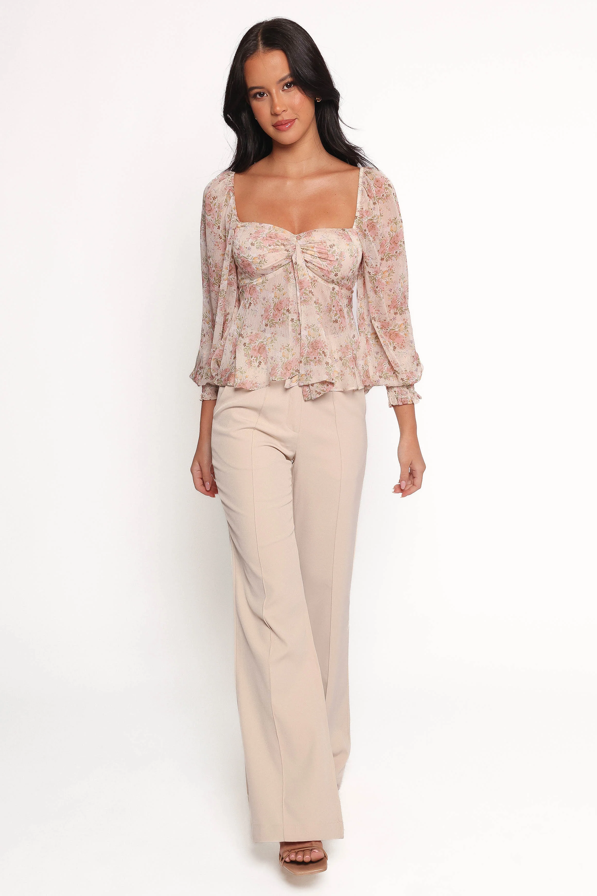 Darrie Long Sleeve Top - Blush