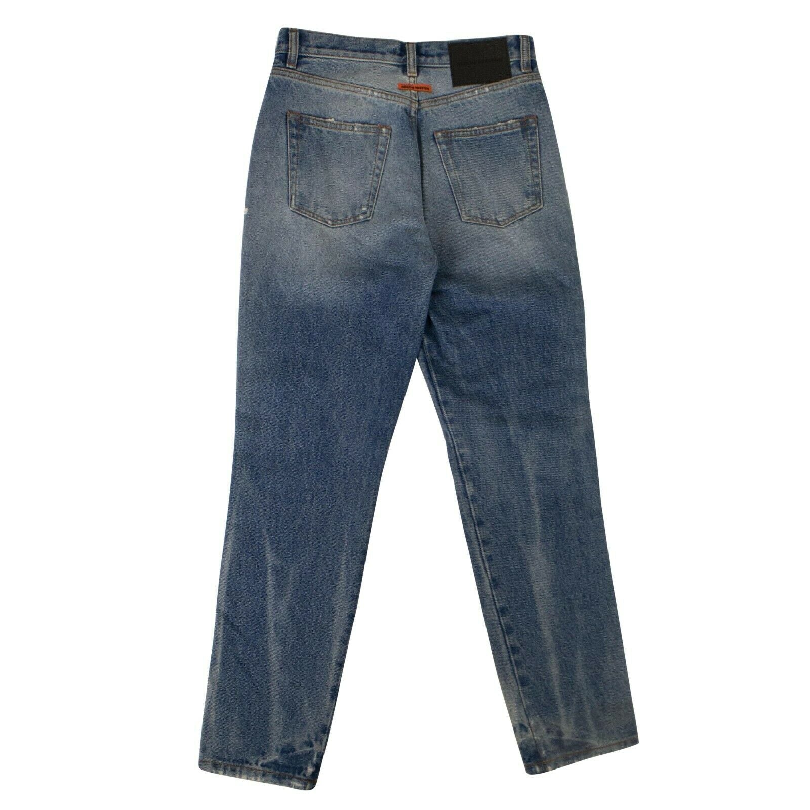 Women's Blue Straight Leg Jeans