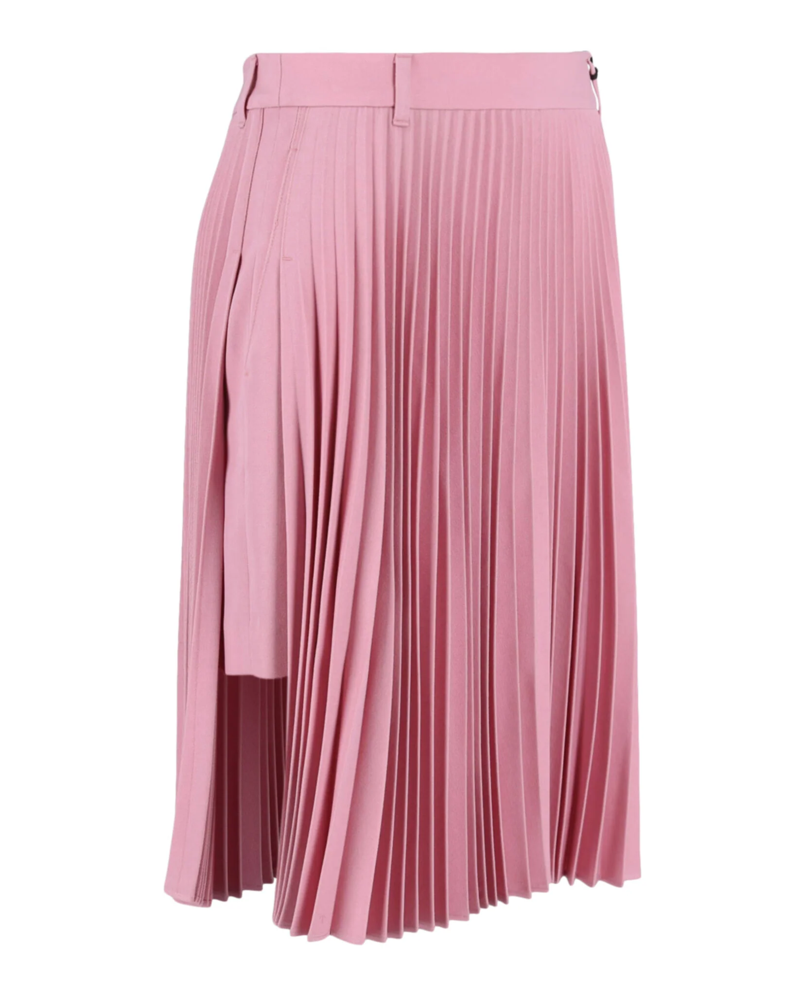 Pleated Panelled Midi Skort