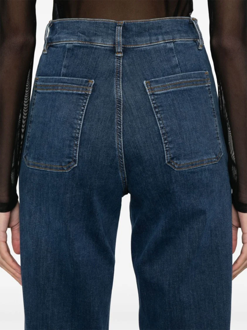 Slim Palazzo Jeans