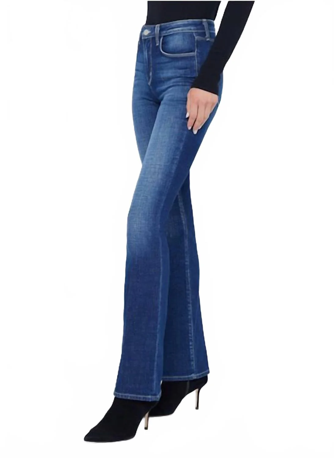 Selma High Rise Sleek Baby Boot In Haven