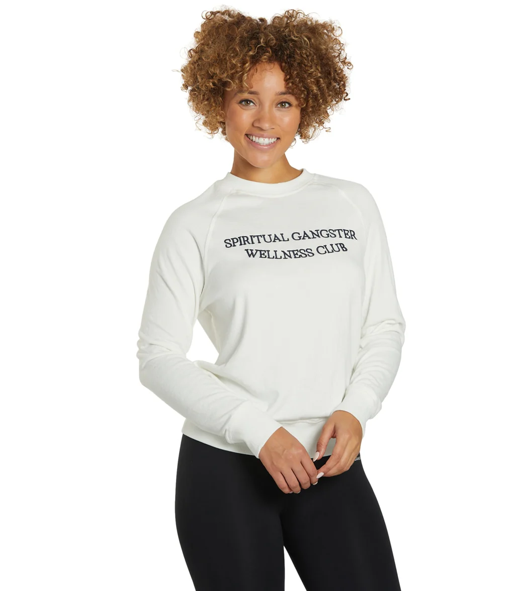 Spiritual Gangster Wellness Club Old School Pull Over