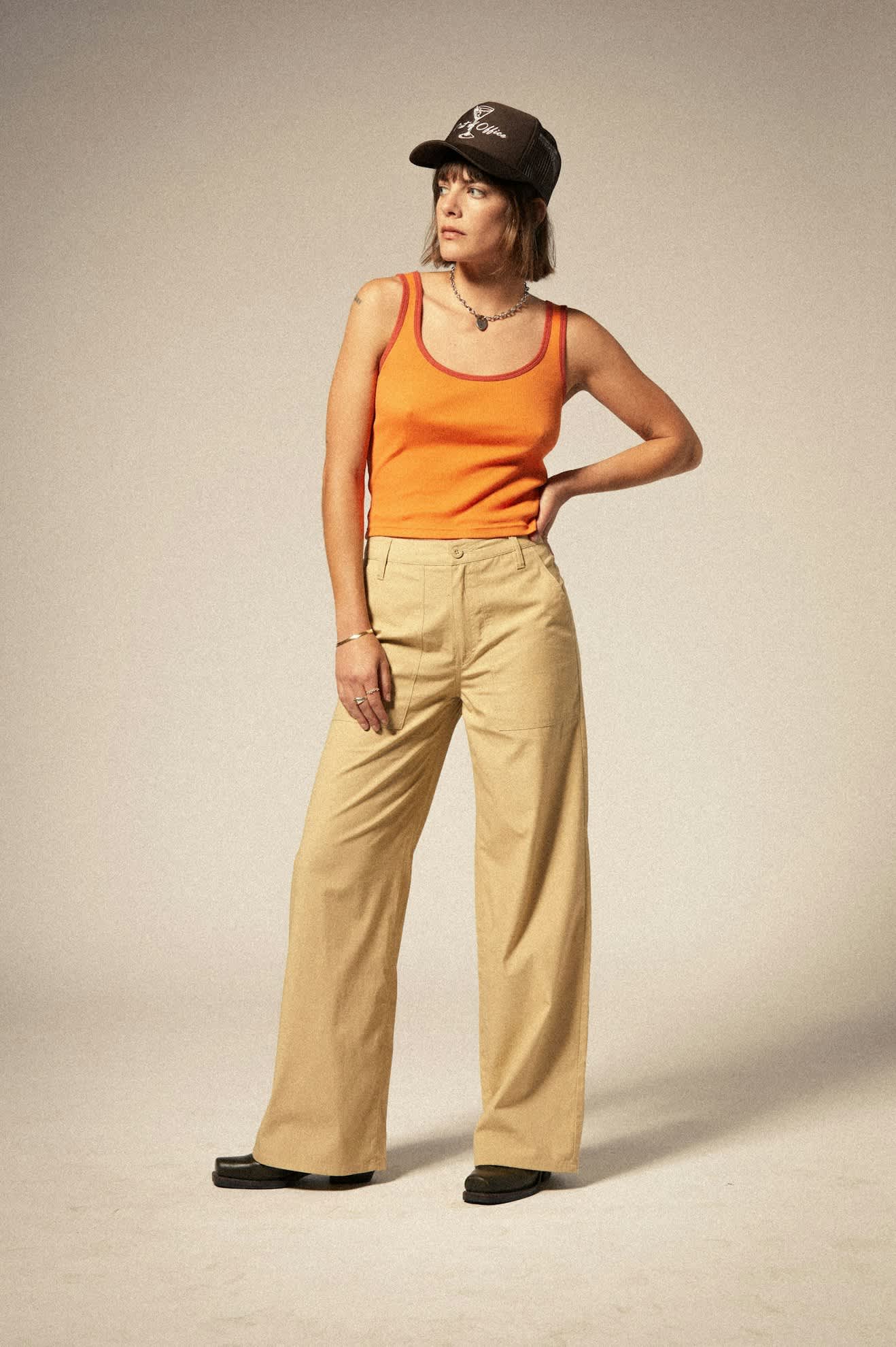 Out Of Office Netplus Trucker Hat - Pinecone Brown/Pinecone Brown