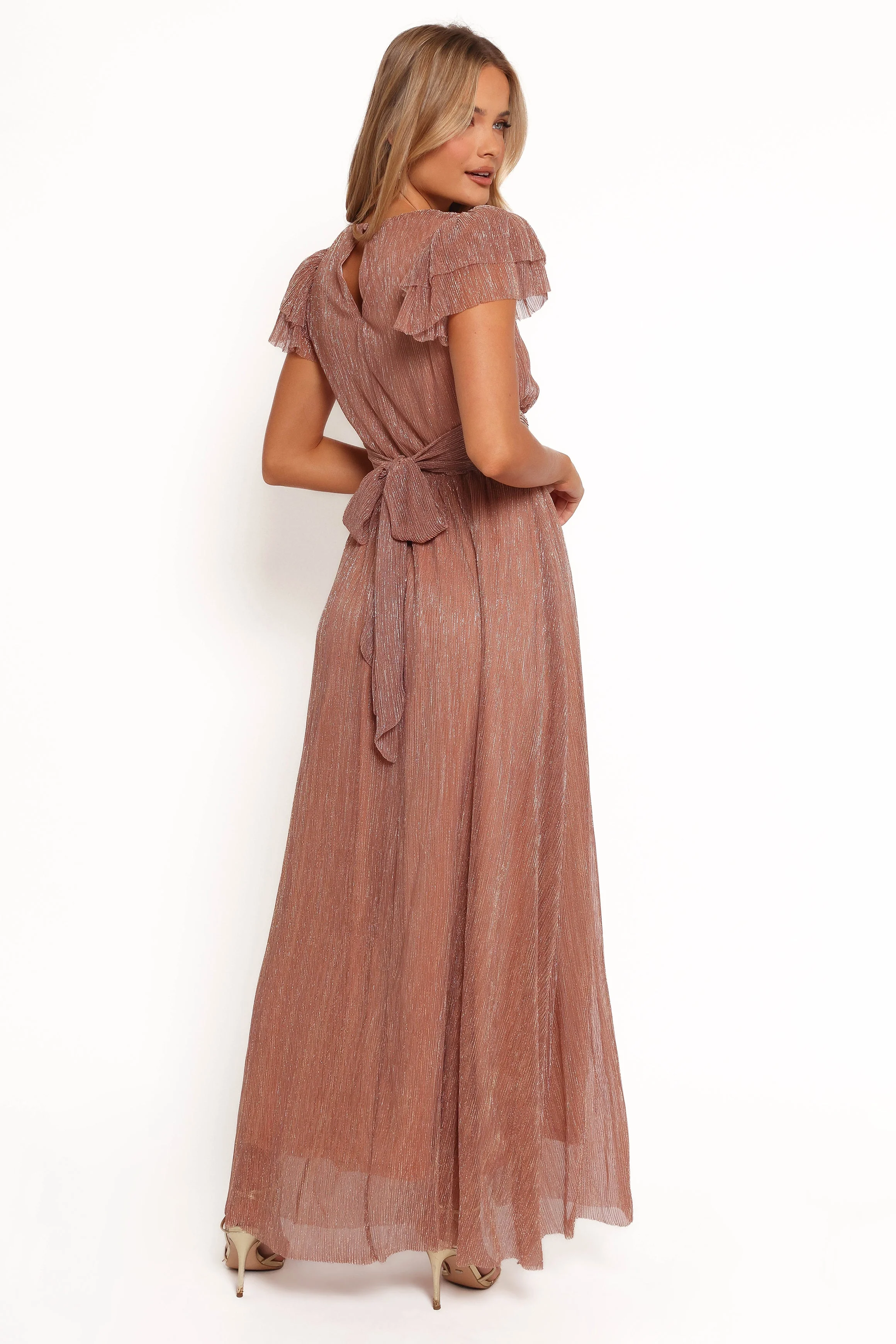 Cressida Maxi Dress - Rose Gold
