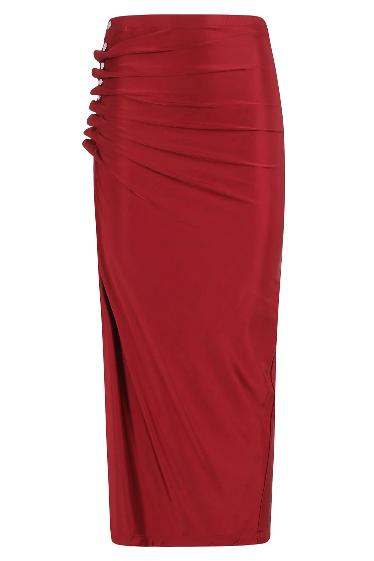 Jupe Scarlet Jersey Satin Maxi Skirt