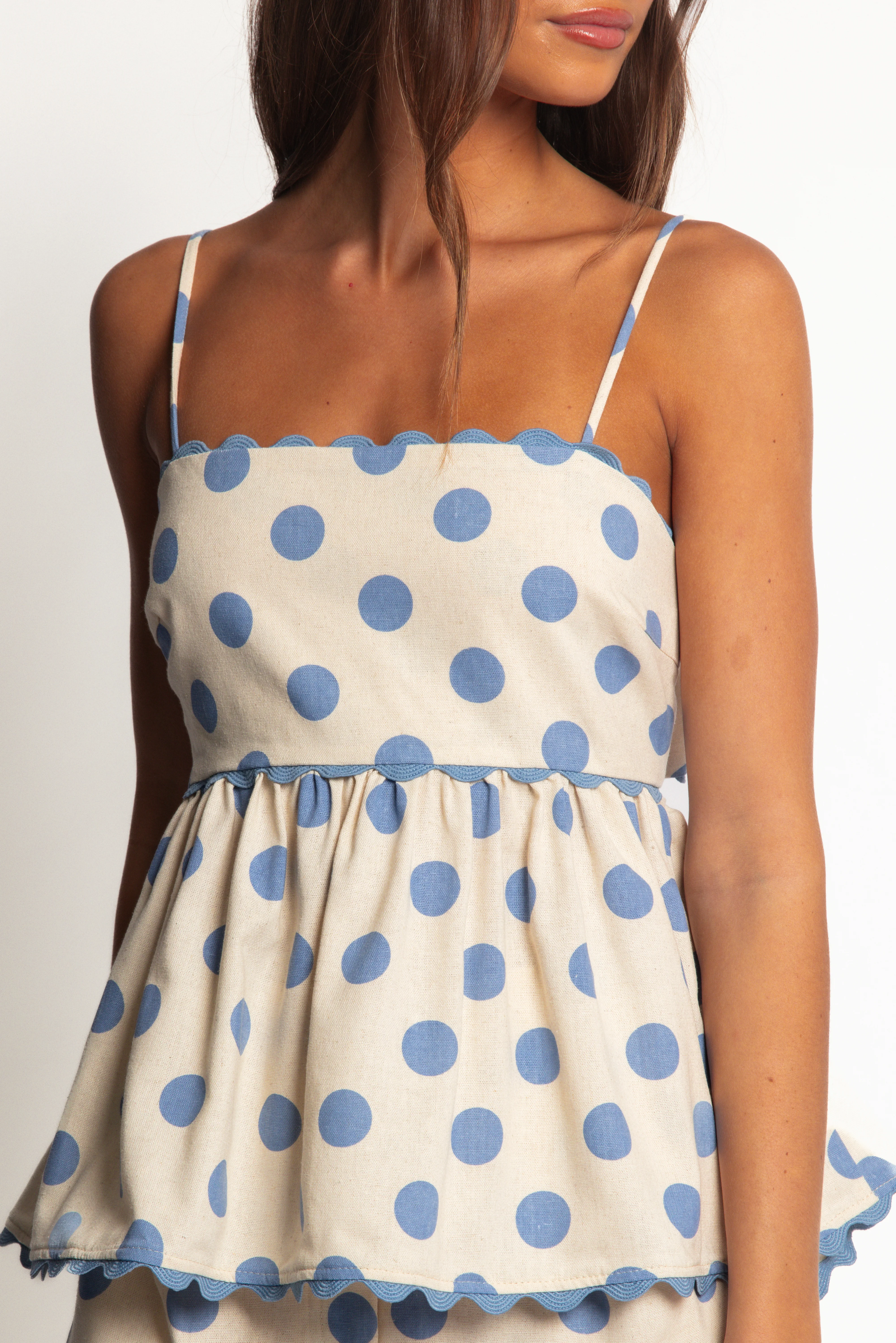 Aureole Short Set - Dusty Blue