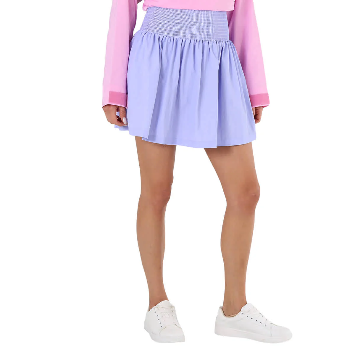 Kenzo Lavender K Logo High Waist Mini Skirt