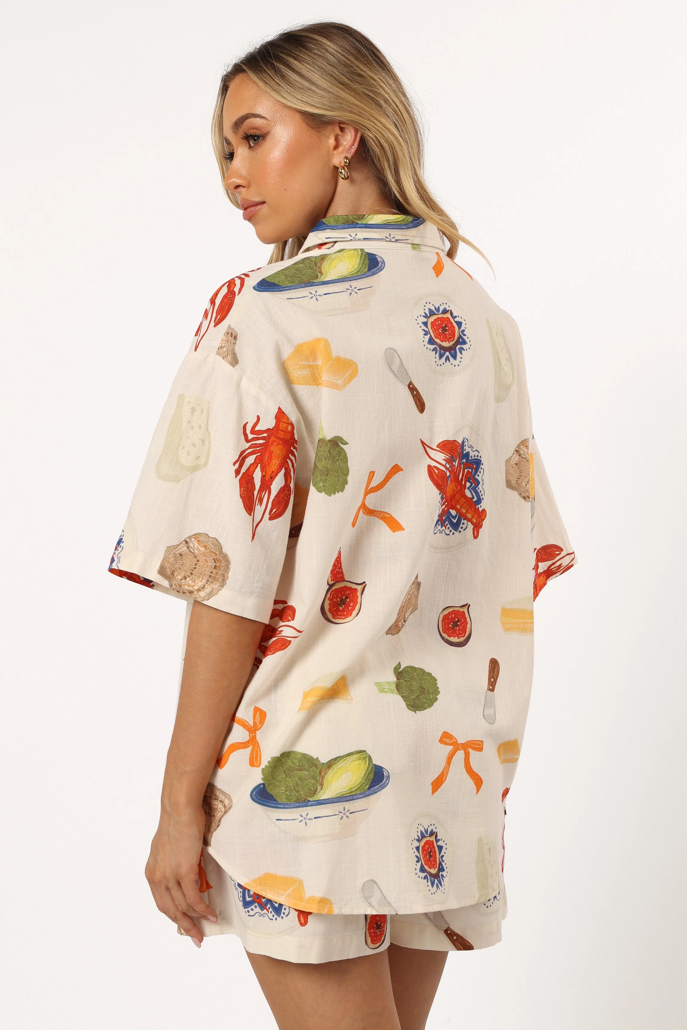 Hampton Top - Cream Multi