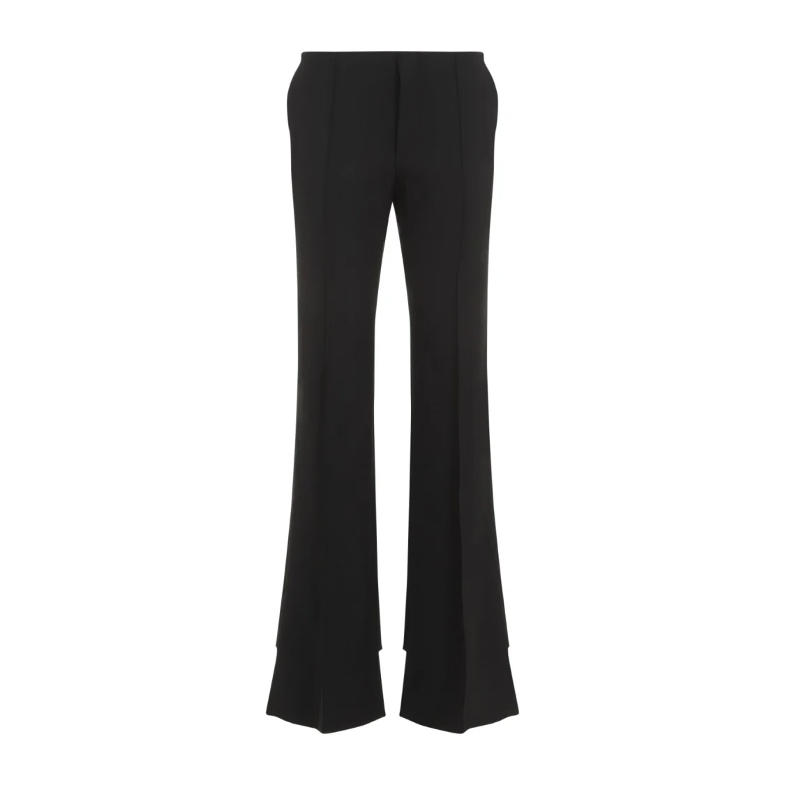 Flare Black Virgin Wool Pants