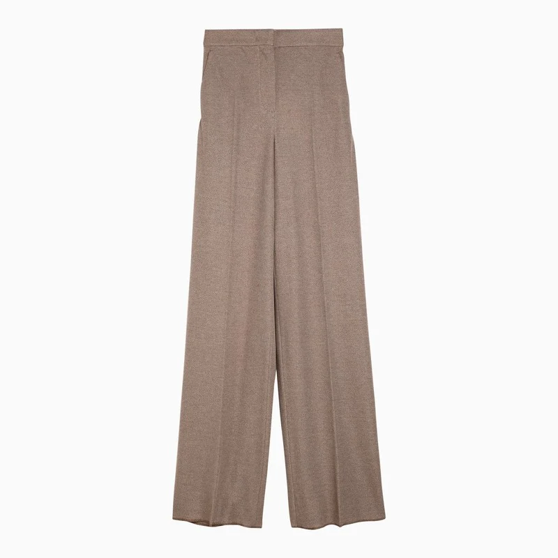 Max Mara Women's Clay-Colou Cotton Palazzo Pants