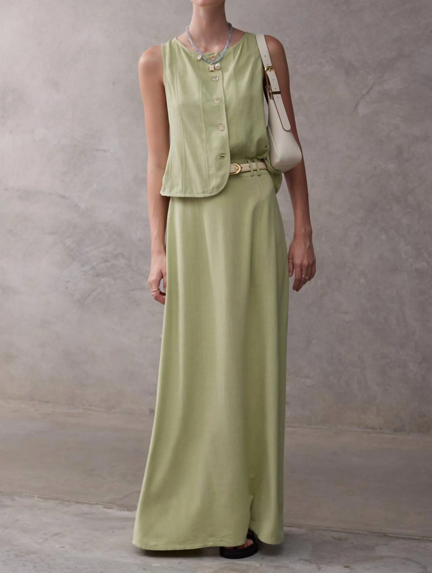 Anais Skirt In Pistachio