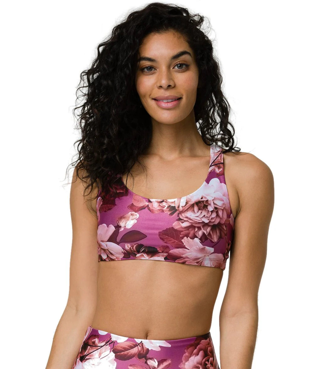 Onzie Chic Yoga Sports Bra Gardenia