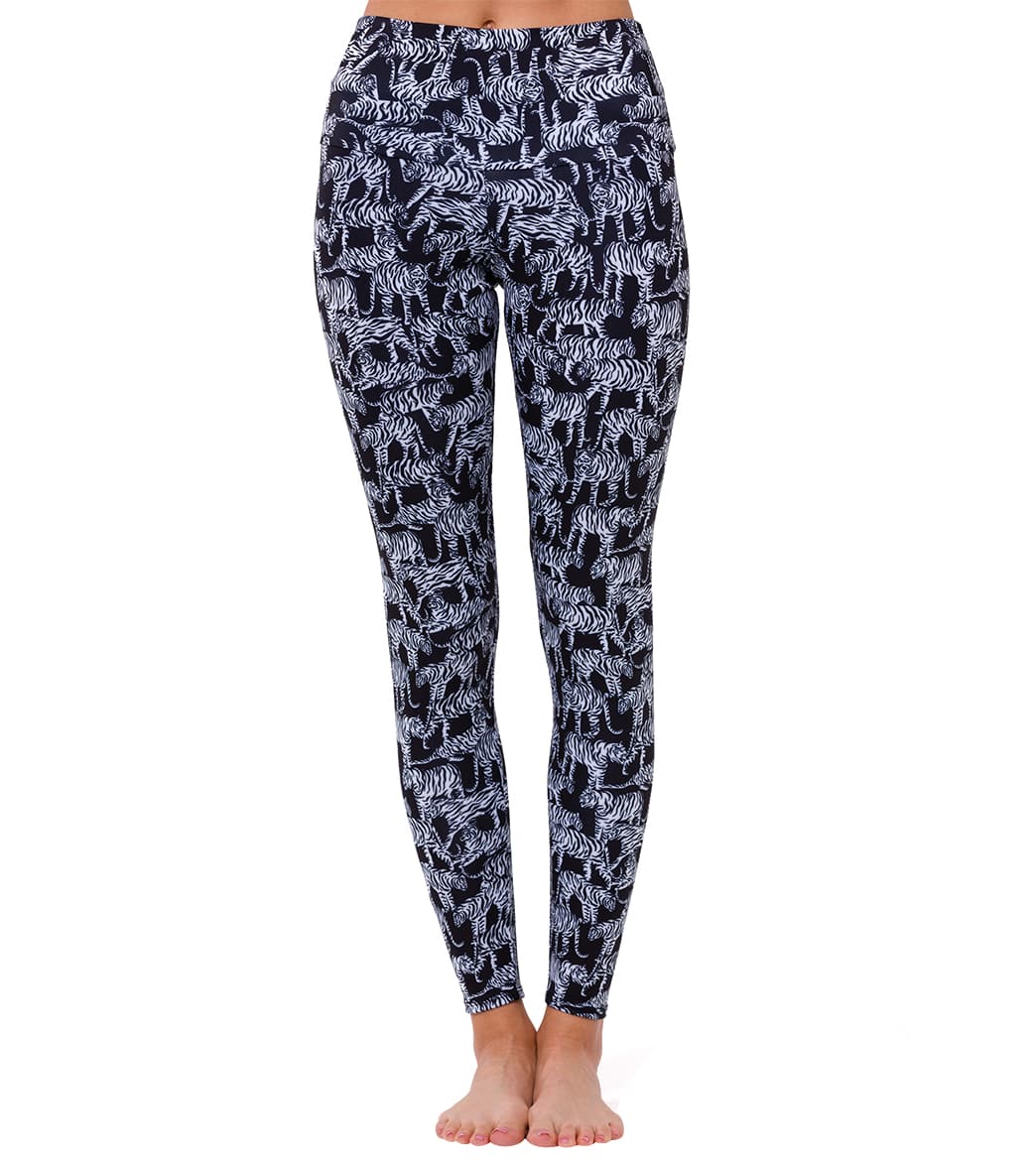 Onzie High Waisted Yoga Leggings Serengeti