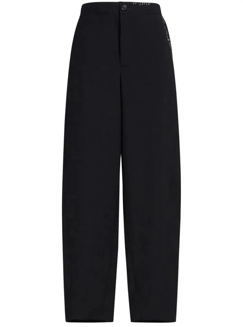 Tailored High-Waisted Trousers With Relaxed Fit