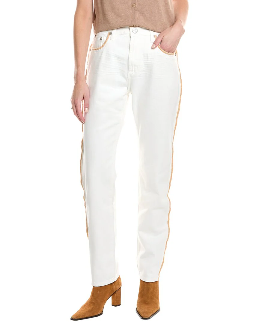 One Teaspoon Awesome Baggies Pearl High Waist Straight Jean