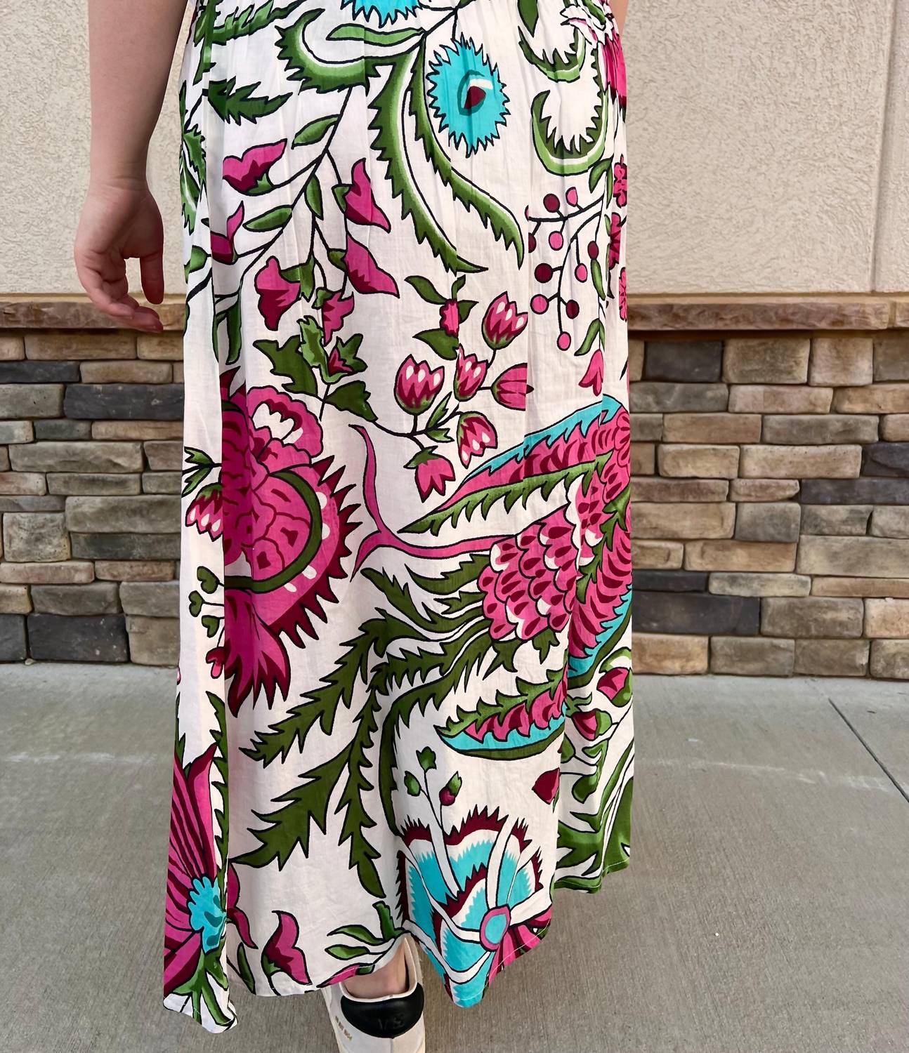 Paris Funky Skirt In Ivory Multi