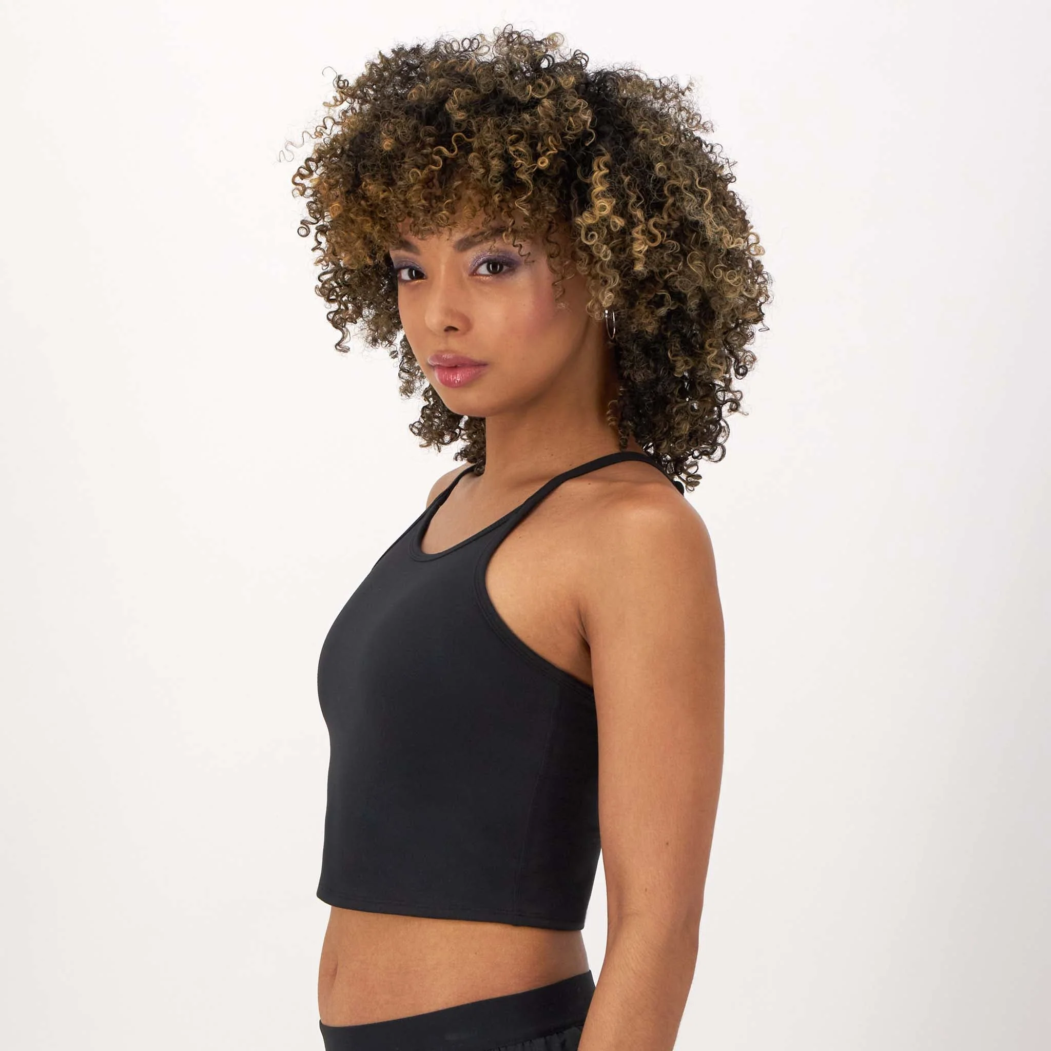 Soft Touch Longline Cami, Shelf Bra, C Logo