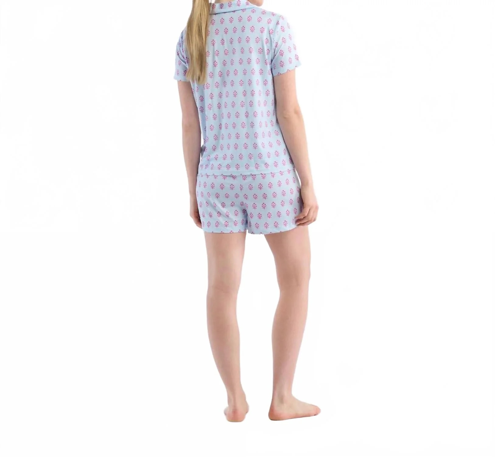 Everyday Short Pajama Set In Wild Flowers