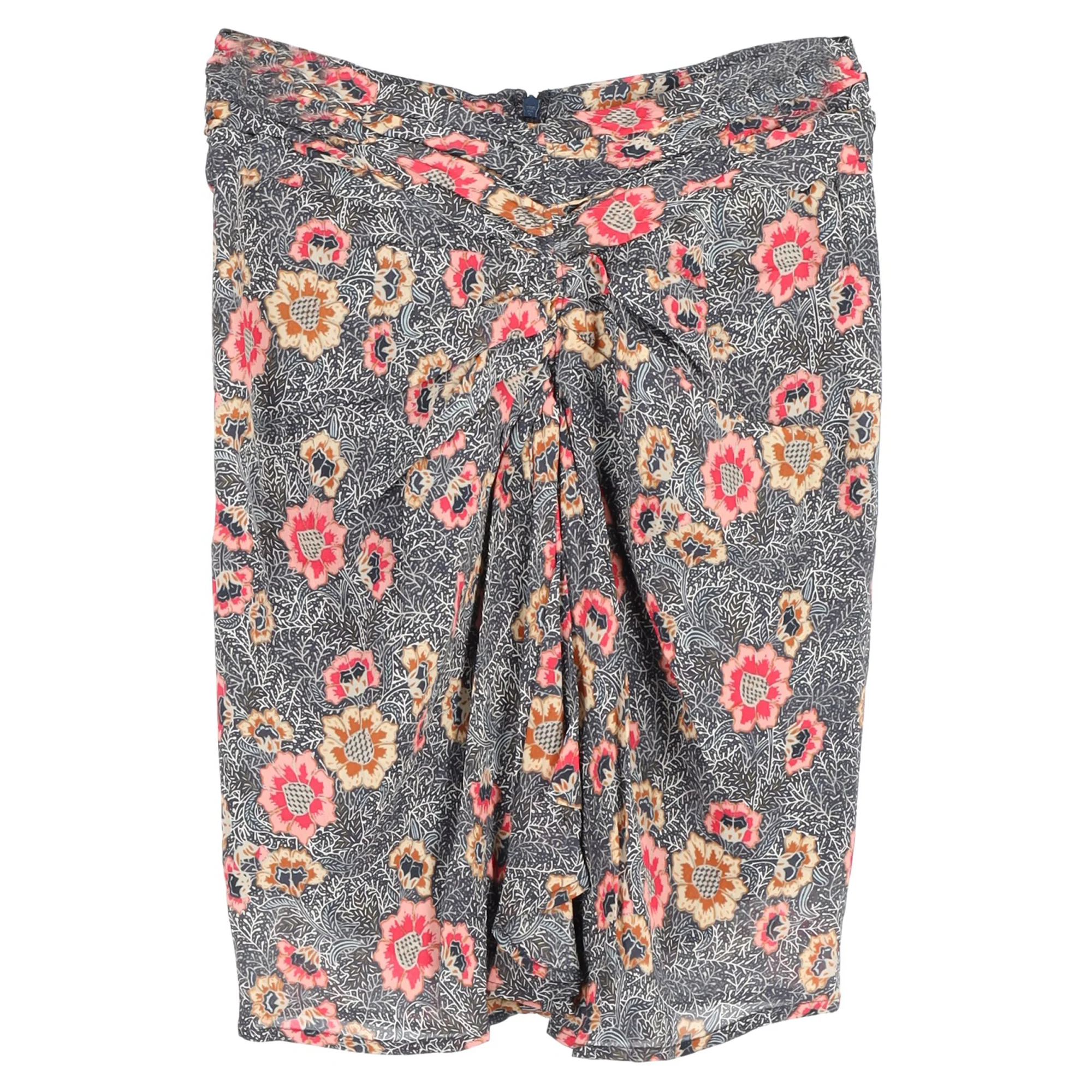 Isabel Marant Étoile Sevan Skirt in Floral Print Silk