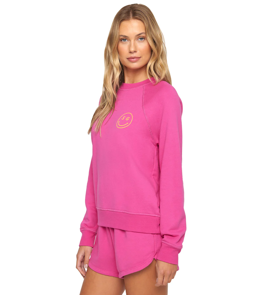 Spiritual Gangster SG Smiley Forever Crew Sweatshirt