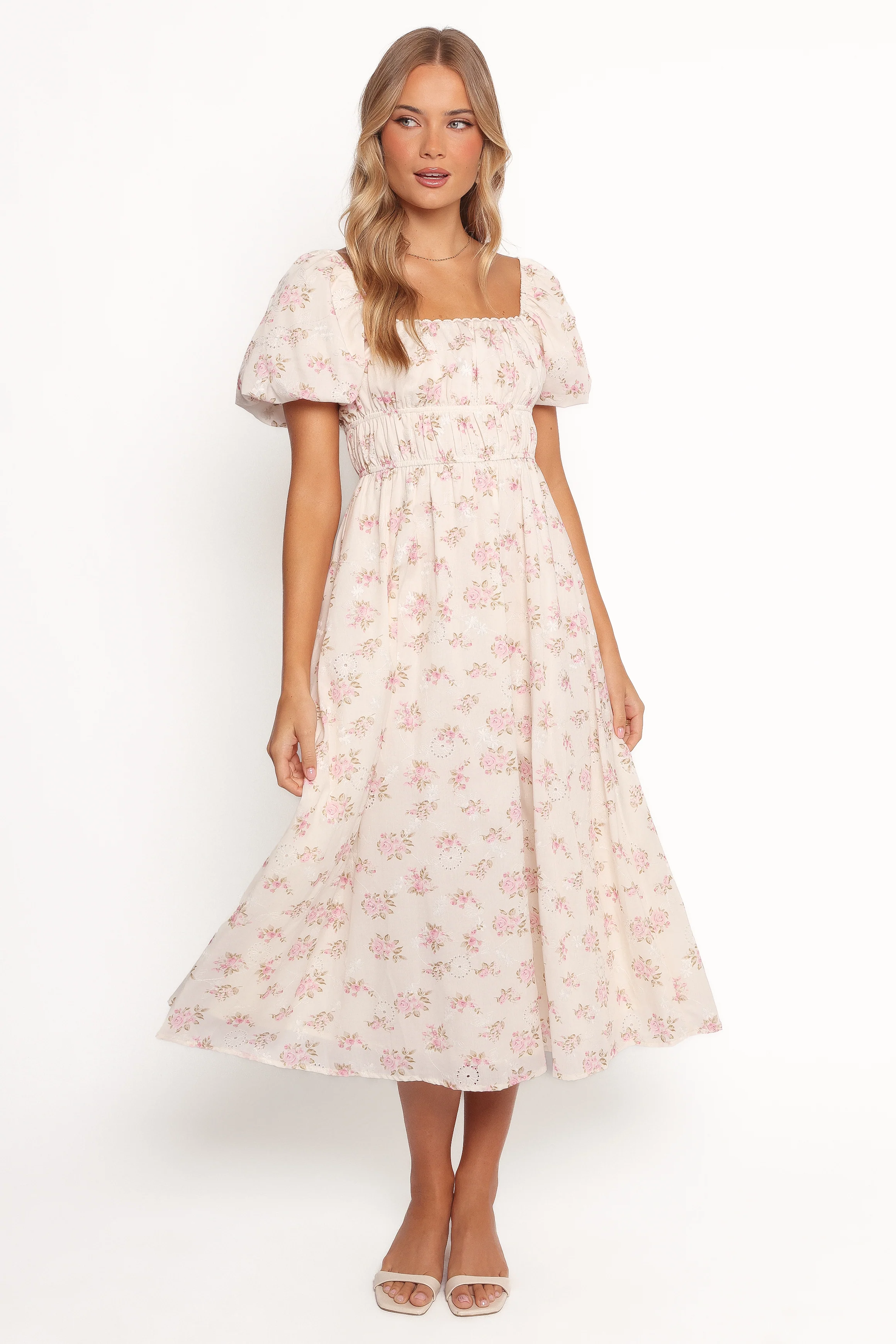 Eowyn Maxi Dress - Ivory Pink