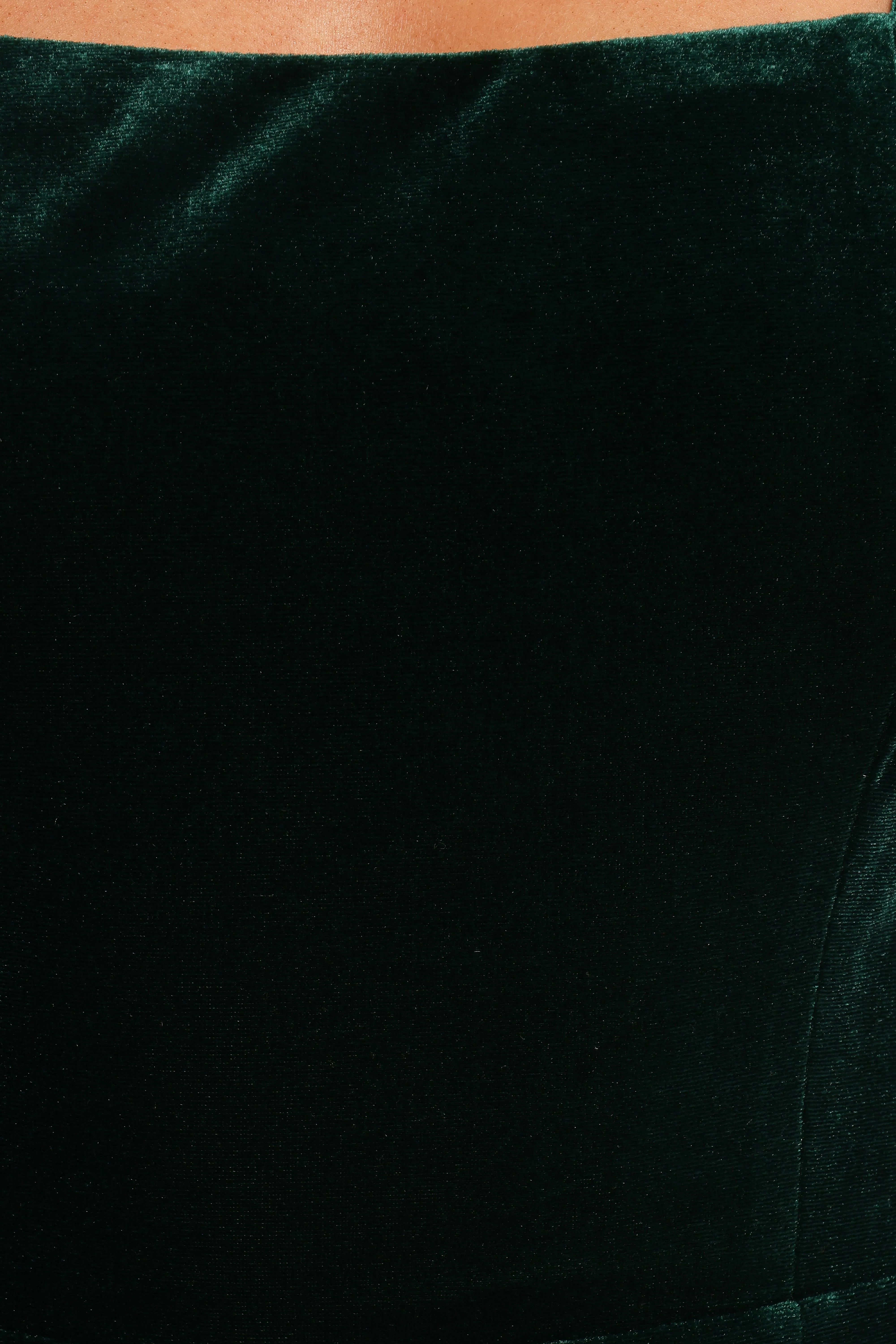 Laurel Velvet Midi Dress - Emerald Green