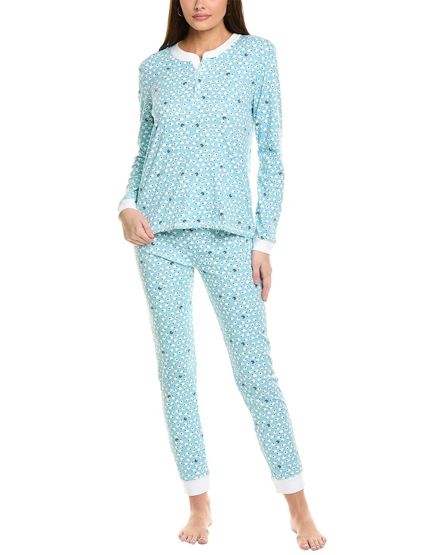 Ro's Garden 2pc Flock Pajama Set
