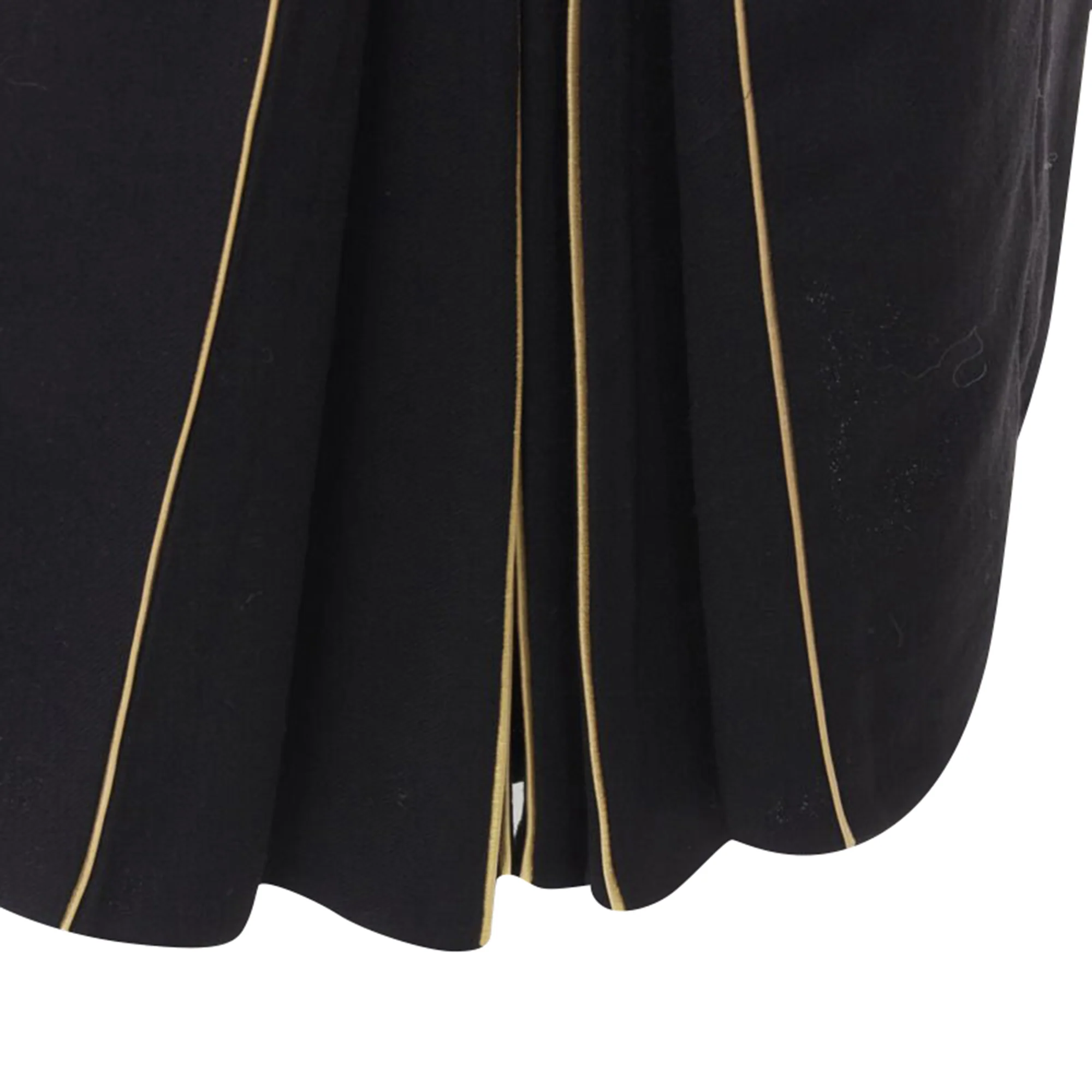 Marni wool piping vent knitee skirt