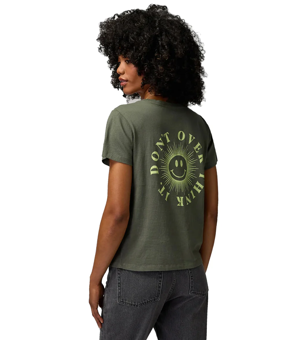 Spiritual Gangster Smiley Lila Tee