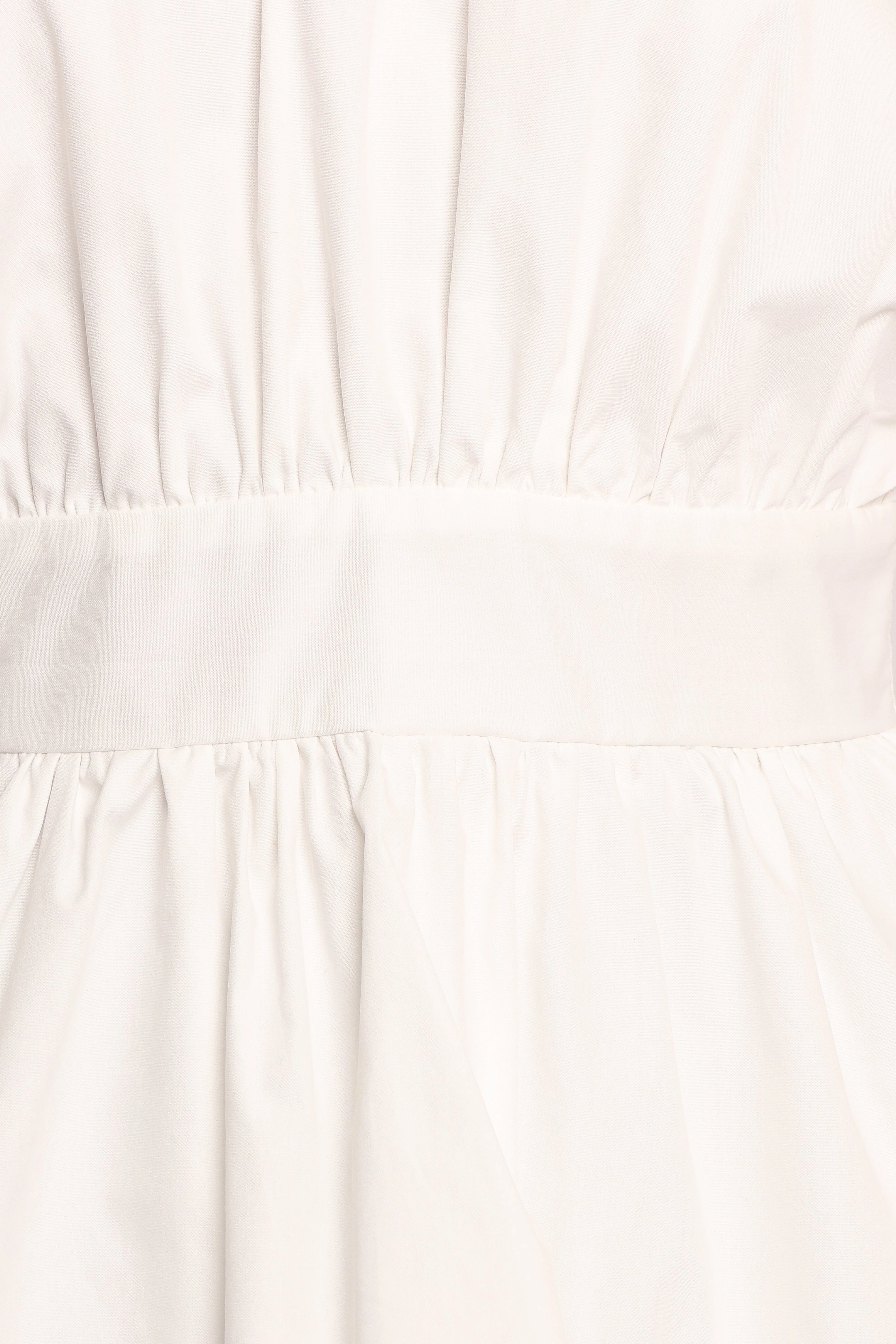 Camila Open Back Top - White