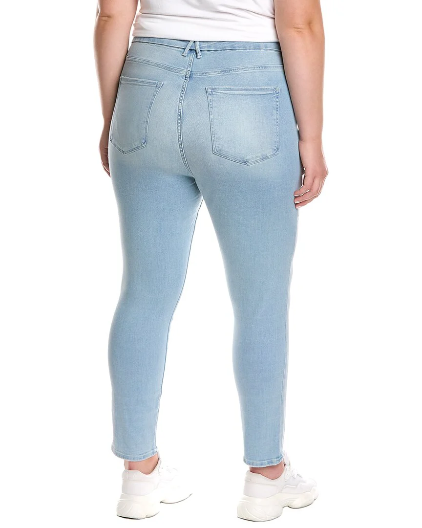 GOOD AMERICAN Good Waist Blue Crop Jean
